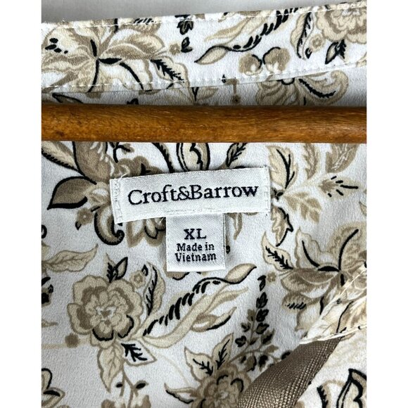 Croft & Barrow Tab Sleeve Blouse, Women's Size X-Large - Picture 8 of 8